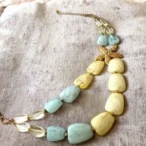 Large stone costume Necklace